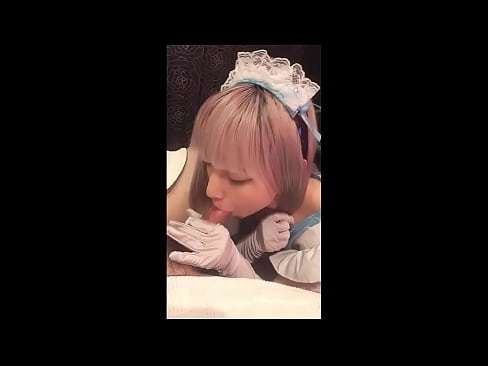❤️ Japana idolo [mayuka], franca servistina kostumo, parto 1, mamo kaj ŝerco kun locio ❤❌ Fikado ĉe ni ﹏